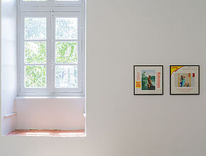 Stéphane Belzère. Diaquarelle N°68, 2021 40x40 cm, aquarelle sur papier Canson moulin du Roy 300g. crédit photo: Benjamin Roudet - Agrandir l'image (fenêtre modale)