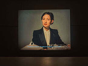 Ariane Loze. Mainstream, 2019 Vidéo HD projection avec son, couleur (19’19’’). Crédit photo: Benjamin Roudet - Agrandir l'image (fenêtre modale)